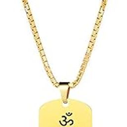 Religious Om Ham Hanumate Rudratmakaaya Hum Phat Pendant Neckalce Chain For Men And Women-image-11