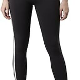 Womens' Side Stripes Antra Melanges High Rise Cotton Stretch Active Leggings-image-16