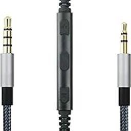 NewFantasia 3.5mm to 2.5mm Male Audio Cable for JBL Tune 710BT, 600BTNC, Live 660NC, 460NC, E45BT E55BT E65BTNC Headphone, Remote Volume Control Mic for iPhone-picture-15