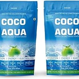 COCO AQUA Tender Coconut Water Powder Instant Mix Combo Pack (20 sachets)-image-38