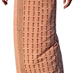 CRYSTAL HEAL Rama Men’s Dhoti in Beige | Block Printed Border Cotton Dhoti with Bohemian Hippie Vibes | Traditional Ethnic Wear for Festive, Wedding, Casual, and Cultural Occasions-image-12