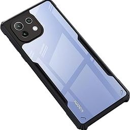 Zapcase Back Case Cover for Mi 11 Lite NE 5G / Mi 11 Lite | Compatible for Mi 11 Lite NE 5G / Mi 11 Lite Back Case Cover | Clear Case with Camera Protection | (TPU + PC | Matte Black)-15