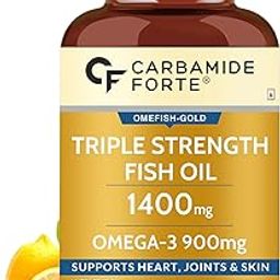 Carbamide Forte Triple Strength Fish Oil 1400mg with Omega 3 900mg for Men & Women - Softgel Capsules 90 Count-18