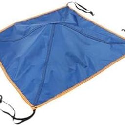 MERISHOPP 2xReplacement Tent Top Cap Rain Protection Roof Vent Cover Top Canopy Blue| Camping Gear | Heavy-Duty Tent Stakes & Guy Lines Set-image-13