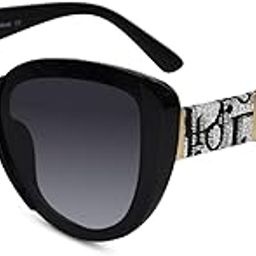 | Full Rim Cat Eye Shape | Branded Latest and Trendy Sunglasses | 100% UVA & UVB Protected | Medium | For Women |-image-21