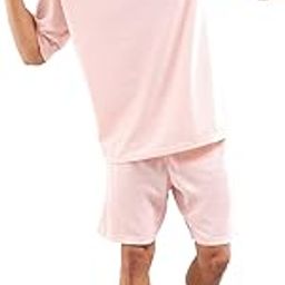 Men's Polyester Printed Oversized Ottoman Print Casual Crewneck T-Shirt & Shorts Co-Ords Set-image-69