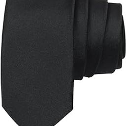 Classy Black Slim Necktie-image-70