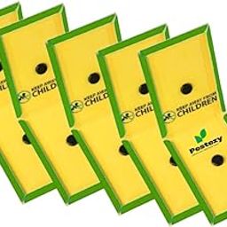 Pestezy Yellow Sticky Glue Traps for Insects | Use in Kitchen, Garden & Agriculture I (33cm X 11cm) (Pack of 10)-image-19