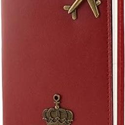 Personalised Name & Charm Leather Passport Cover Holder for Men & Women (Wine Color, Passport, Full Size) | Gifts for Women-image-86