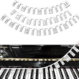 HASTHIP® Piano Stickers for 88 Keys Practicing Removable Piano Keyboard No Need Stickers Notes Label, Digital Piano, Piano Guides Note Lables for Beginners, Box Packing-image-13