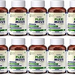 Fytika Flexi Move - Joint Support Supplement, Glucosamine, Rosehip, Boswellia Serrata, Supports Bone, Joint, Cartilage Health, For Men, Women - 600 Tablets (Pack of 10)-image-85
