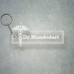 THE MAGICAL GIFTS Custom Doctor Name Acrylic Keychain | Personalized Medical Keyring for Healthcare Professionals | Gift for Doctors Nurses Medical Students Size 40x60cm-44