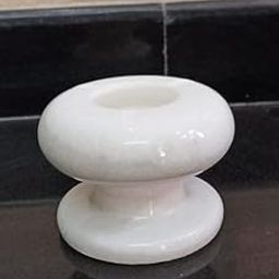 Rajasthan Art Handmade Natural Supar White Marble 4 Inch Round Tabletop Ashtray Indoor Outdoor Use Cigarette Cigar Ash Holder Desktop Smoking for Home Or Office Gifts for Men 4 Inch With Stand-picture-14
