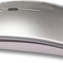PACE Bluetooth Office Mouse, Sleek Silent Click Dual Connectivity (Bluetooth 5.2 & 2.4 Ghz dongle), Rechargeable Long-Lasting Battery, 800-1200-1600 DPI, Compatible with Laptop, MacBook, PC (Silver)-image-79
