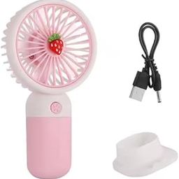 BUY FOR HAPPINESS Mini Fan,Portable Hand Fan, 3 Mode Small Fan, USB Fan Rechargeable for Indoor and Outdoor Use by Women and Men (Multicolour)-image-90