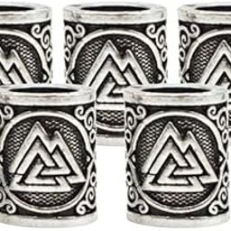 ™ 2x5Pack Viking Rune Pendant Charm Bead Norse Nordic Pendant Hair Beard Silver | Necklaces & Pendants | Fashion Jewelry-image-93
