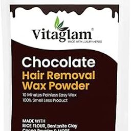 Vitaglam - Chocolate Wax Powder for Hair Removal – 100g | Painless Hair Remover for Women & Men | Quick, Safe, Natural | No Skin Irritation, Rashes, Side Effects | Chemical-Free & Easy to Use-image-47