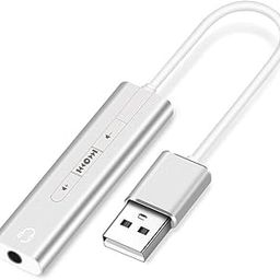 LipiWorld® 2in1 USB Aluminum Alloy Cable Single Hole Sound Card 7.1 CH Microphone Headphone Adapter 2 in 1 USB External Sound Card for PC Laptop (Adjustable Volume Sound Card)-picture-9