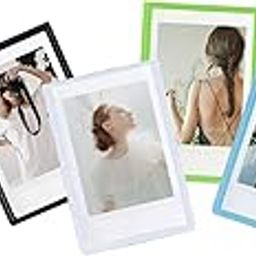 Zenko Album suitable for 3 inch film, 96 album pockets are compatible with Fuji Instax Mini Evo 11 12 7+8 8+9 25 50s 70 90 film/photo paper Rainbow & Magnetic Photo Frames (5(-15