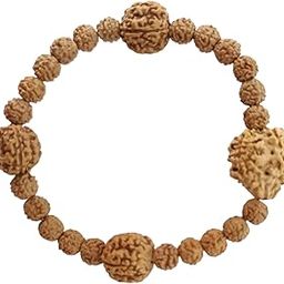 Unisex Elegant 3 Mukhi Nepali Rudraksha Booster Bracelet-image-75
