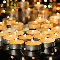 MAKALONE Soy Wax Tea Lights Candles 100 Pack,Natural White Soy Tealight Candles-4 Hours Long Burning,Paraffin-Free,Unscented,Clean Burn Tea Lights Votive Candle Bulk for Home Dinner,Weddings-picture-10