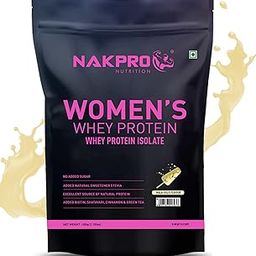 NAKPRO Women Whey Protein Powder | 24.75g Protein, 5.51g BCAA | Muscle Recovery, Lean Muscle, Whey Isolate Protein for Women (500g, Malai Kulfi)-17