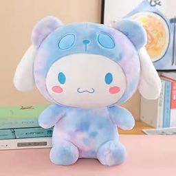 VHE VERA CREATION Kuromi Melody Plush Toy Blue 30 cm Kawai Stuffed Doll Soft Toys for Kids Girls and Boys Anime Girl Plush Dolls Ideal Gift for Girls and Boys-9