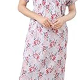 Pure Cotton Embroidery Nighty for Women's | Night Gown | Nighty | Nightdress | Maxi | Sleepwear | Jaipuri Nighty | Nighties | Gown-image-99