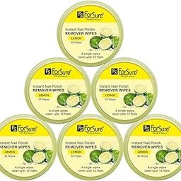 ForSure Nail Polish Remover Wipes Pack of 6 (60 g) (Lemon)-image-3