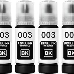 003 Ink Compatible for Epson L3250 L3260 L5290 L3210 L3256 L3150 L3215 L3216 L5190 L3200 L3251 L3252 L3110 L3151 L3152 L3156 L3211 L3212 L1110 Printer (Black Pack of 4)-image-32