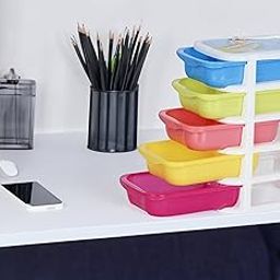 Nabhya Plastic 5 Tier Drawer Medium Size Chester Storage Organizer Cabinet (Multicolour, Size-20 cm, 16 cm, 37 cm)-picture-16
