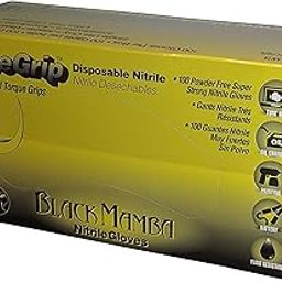 Torque Grip Black Mamba Powder Free Super Strong Nitrile Gloves Medium-image-61