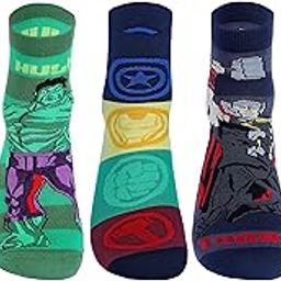Disney Character Ankle Length Socks Collection for Men Pack of 5 (Free Size)-image-80