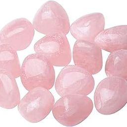 ZUBY CRYSTAL PRODUCTS Natural Energised Tumble Stone of Rose Quartz, Citrine Selenite, Tiger Eye, Black Obsidian used for Reiki Healing, Home Decore,(Qty- 5 Nos.)-image-92