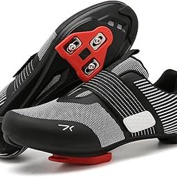 Cycling Shoes for Men and Women Road Bike Shoes Compatible with Peloton Pre-Installed with Delta Cleats Bicycle Riding Footwear Shoes-image-81