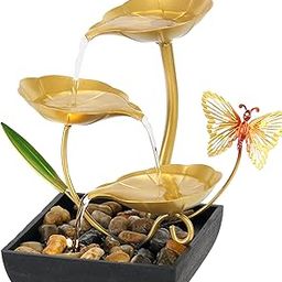 CALANDIS Tabletop Water Fountain USB Running Water for Living Room Feng Shui Decor | Indoor Fountains-image-66