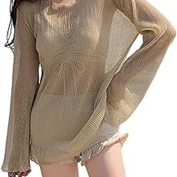 ™ Women Bikini Set Three Piece Bathing Suit Swimwear Tie Halter apricot | Swimwear | Womens Clothing-picture-31
