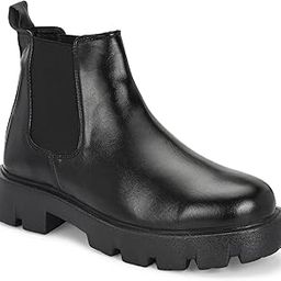 Premium PU Chelsea Boots|Soft Cushioned Chunky Insole |Slip-Resistance|Dynamic Feet Support|Arch Support Boots | Height Increasing Boots for Men-image-62