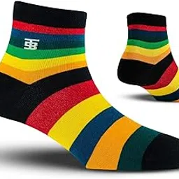 socksoho Premium ANKLE LENGTH Colorful Stripes-picture-26