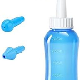 Gizmotrix 300ml Jal Neti Pots Bottle for Sinus BPA Free Rinse Nose Yoga Pressure Cleaner Nasal Irrigation Wash Bottle System for Adult & Kid-image-46