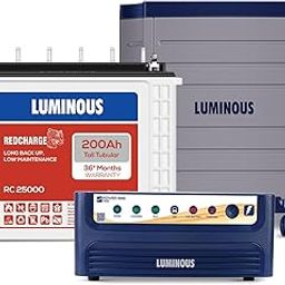 Luminous Inverter & Battery Combo (Power sine 1100 Pure Sine Wave 900VA/12V Inverter with RC25000 Tall Tubular 200Ah Battery + Trolley) for Home, Office & Shops-picture-28