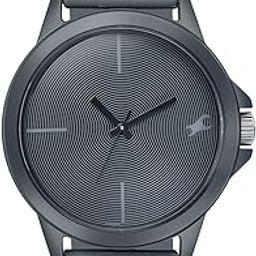 Tees Quartz Analog Grey Dial Silicone Strap Unisex Watch-38024PP63W/NT38024PP63W-50