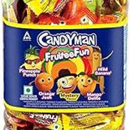 Candyman Fruitee Fun, Exciting Fruit Flavors May Vary - 300/350 Candies For In-Home Serves 750 Gram/875 Gram (Weight May Vary)-image-48