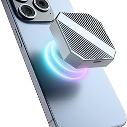 SEINIKAY Mini NVME Enclosure, Magnetic M.2 SSD Enclosure for iPhone 15 Pro Max ProRes,10Gbps Speed,Supports M Keys NVME SSD with Size 2230-image-91
