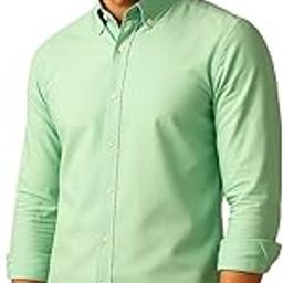 Oxford Cotton Shirt for Men | Men's Shirt with Tailored Fit | Lightweight Shirt and Breathable Fabric | Casual & Formal Wear-image-22