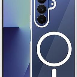 amazon basics Hard Mag-Safe Case Compatible for Samsung Galaxy Z Fold 7 5G Cover | Transparent Ultra Hybrid Drop and Camera Protection Back Cover Case (Clear, for Samsung Galaxy Z Fold 7 5G)-image-100