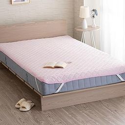Sylphyz Bed Pad, Cooling Feeling, Double, Pink, Cool, Washable, Cold Feeling Pad, 55.1 x 78.7 inches (140 x 200 cm)-image-40