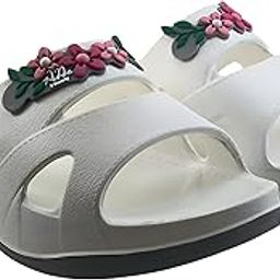 Paris1 Slides for Women & Girls | Comfortable Soft Sole Slippers | Lightweight Anti-Slip Open-Toe Footwear for Casual Use-image-1