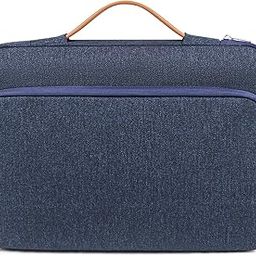 MOCA 15-16 Inch laptops 360° Waterproof Material Laptop Sleeve Case with Anti-Collision Protection, Full Velvet Interior, Navy Blue-image-78
