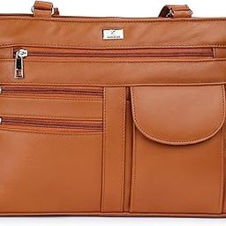 Ladies Leather Handbag|Women's Cross Body Handbag in Soft Leather - Womens Designer Shoulder Hand Bag – Medium Practical Size-image-65